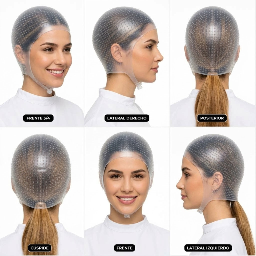 Gorro de Silicona para Mechas CapCreati Micro Cap – 2300 Agujeros